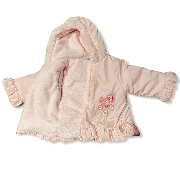 “Pretty in Pink” Fleece lined Jacket (24 months) - Picture 3 of 5